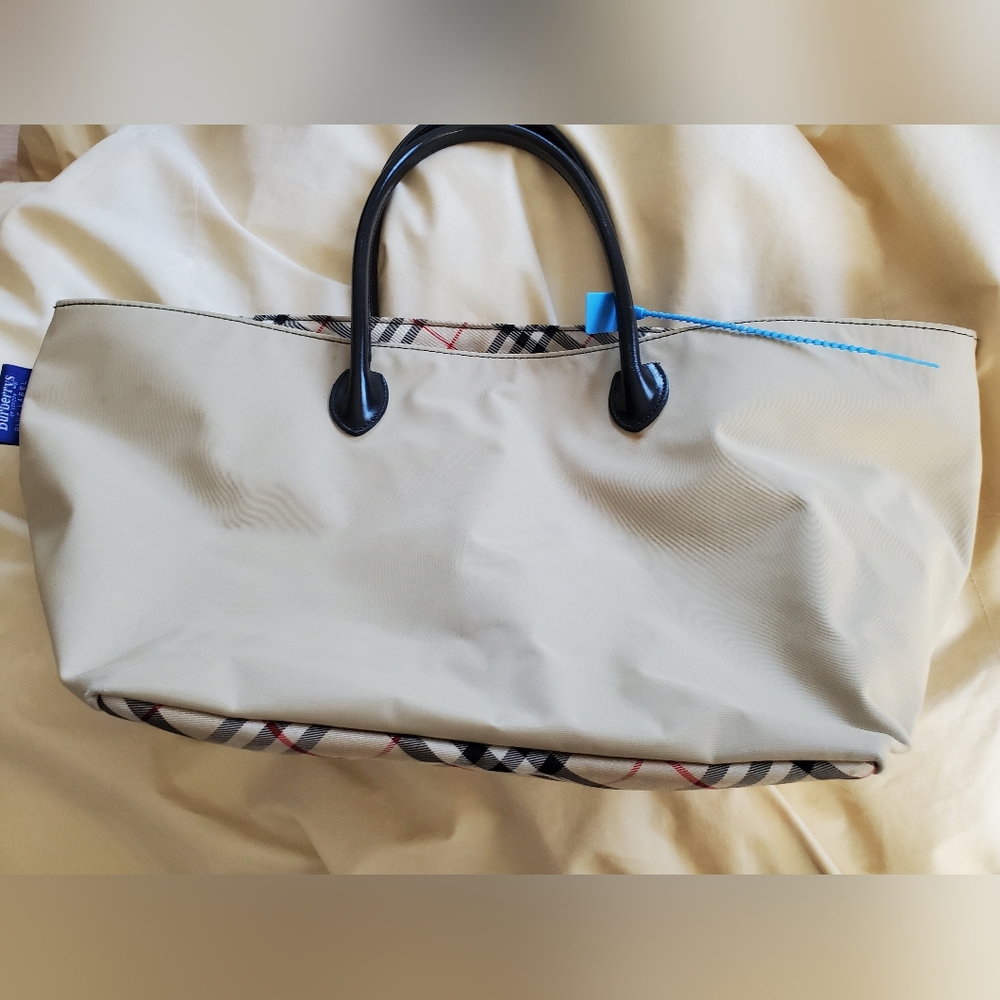 Burberry blue label tote